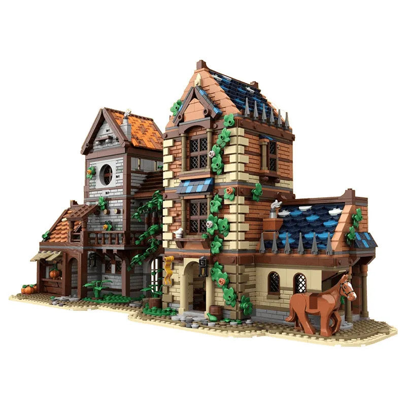 MOC 167214 Medieval Street Building Blocks Set (3929 Pcs)