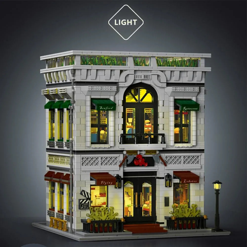 Flying Lobster Seafood Restaurant Building Kit (4039 Pcs)