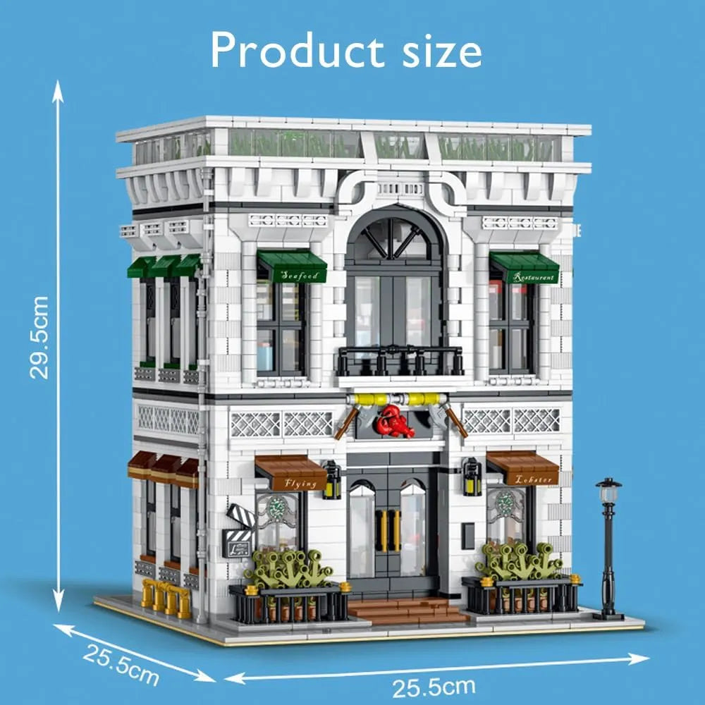 Flying Lobster Seafood Restaurant Building Kit (4039 Pcs)
