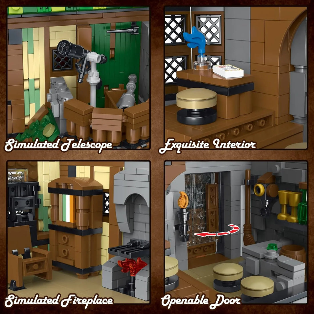 Medieval Tavern 30124 Building Kit (1872 Pcs)