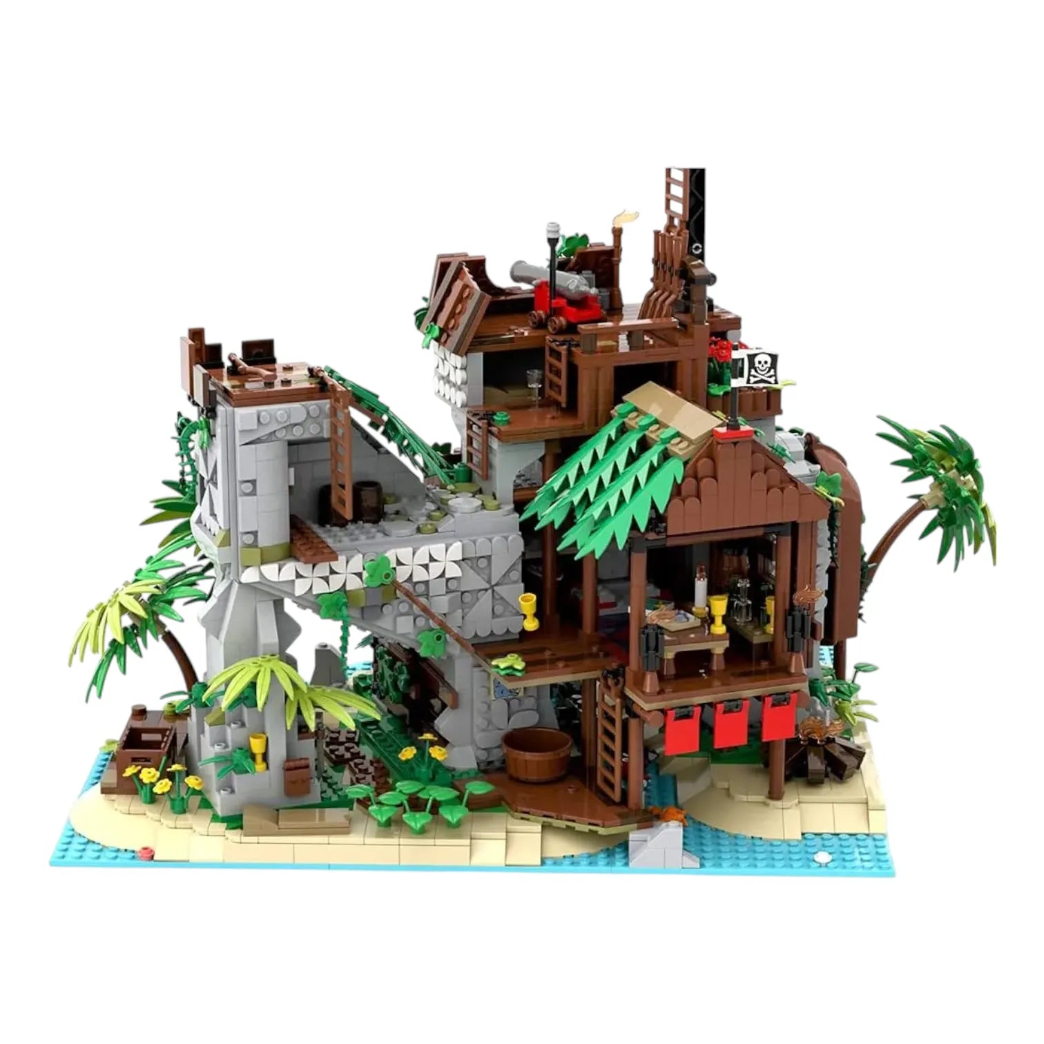MOC 77171 Pirates Bay Modular Building Set (2979 Pcs)