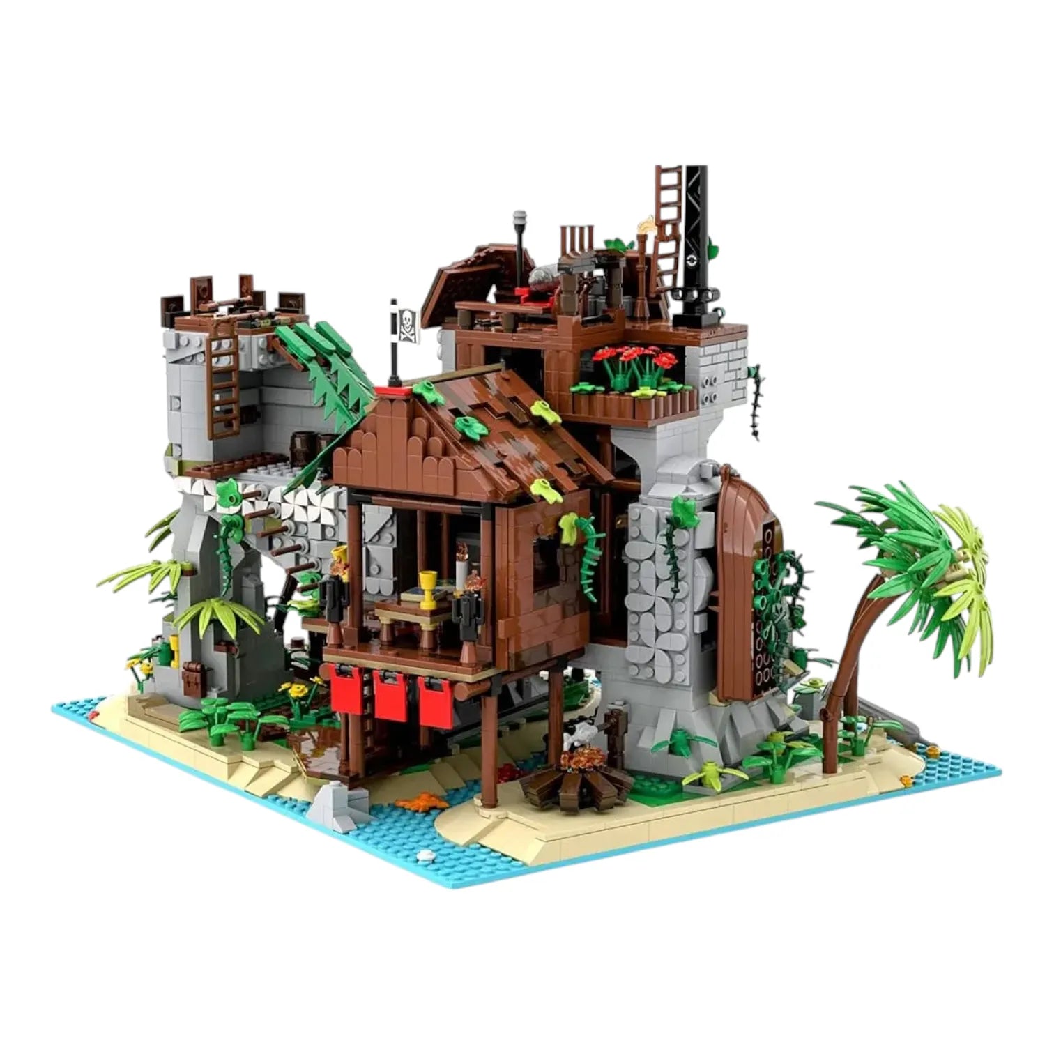 MOC 77171 Pirates Bay Modular Building Set (2979 Pcs)