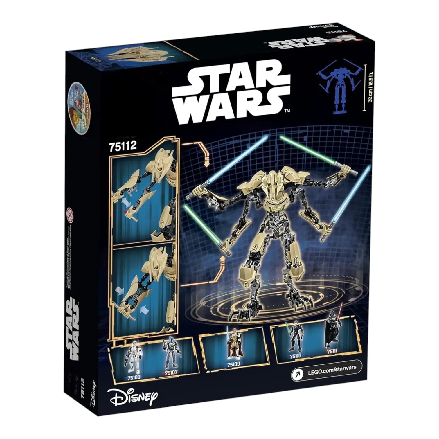 Star Wars 75112 General Grievous Building Kit (186 Pcs)