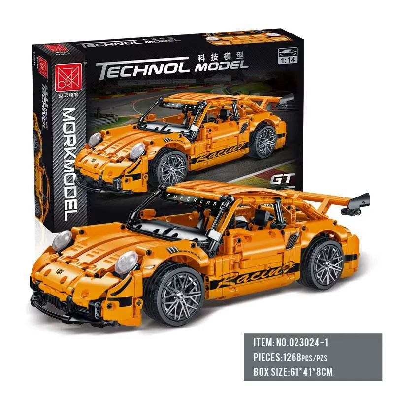 MORK 023024 Porsche GT-3 RS Building Blocks (1268 Pcs)