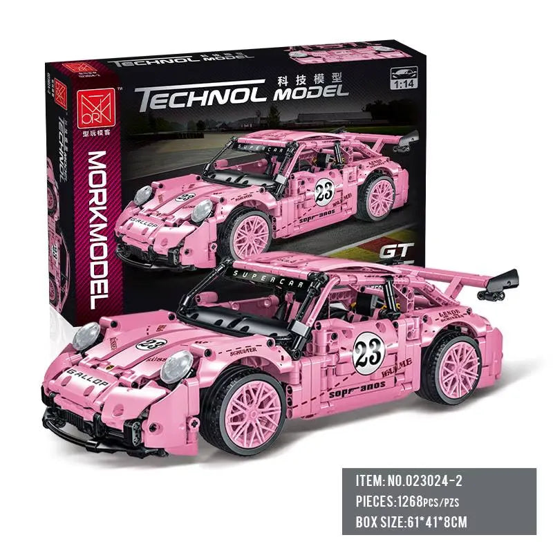 MORK 023024 Porsche GT-3 RS Building Blocks (1268 Pcs)