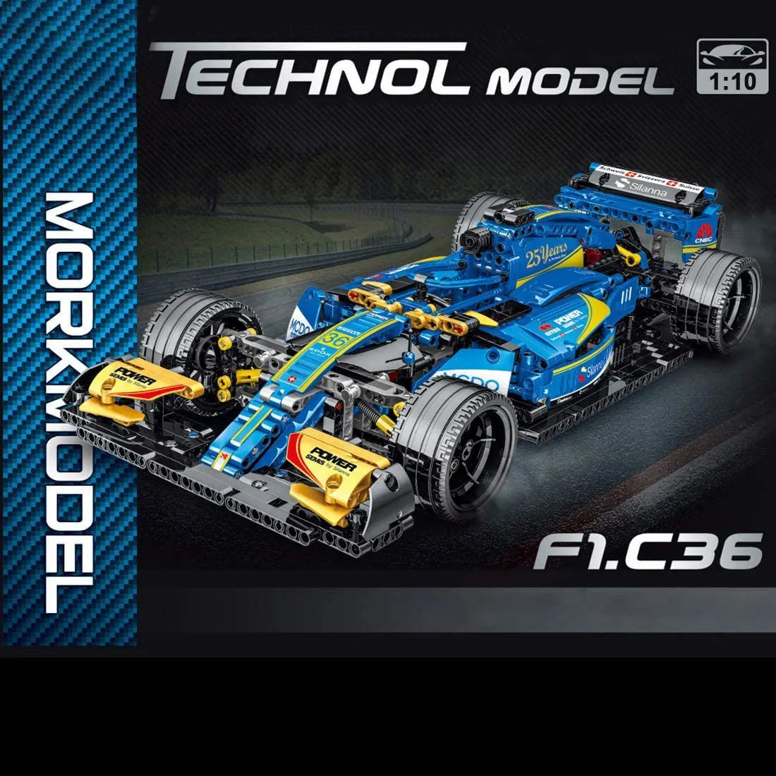 MORK 023007 F1 C36 Building Blocks (1100 Pcs)