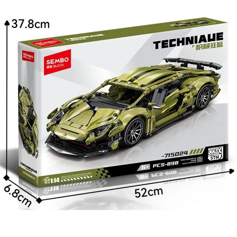 Sembo 715024 Lamborghini Aventador Building Blocks (898 Pcs)