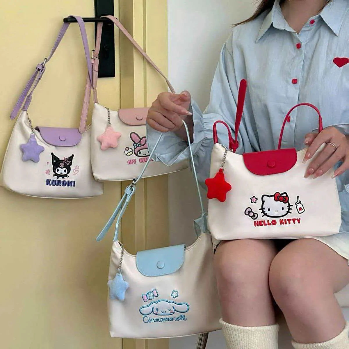 Sanrio Star Clasp Shoulder Bag