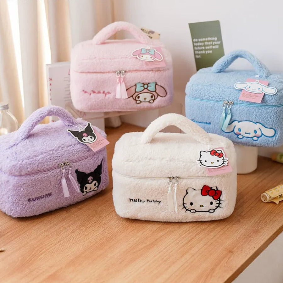 Sanrio Plush Fizzy Cosmetic Bag