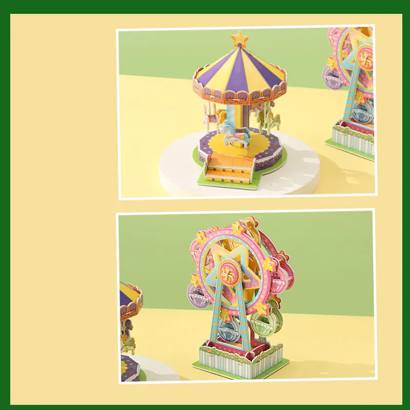 DIY Amusement Park 3D Puzzle Kit