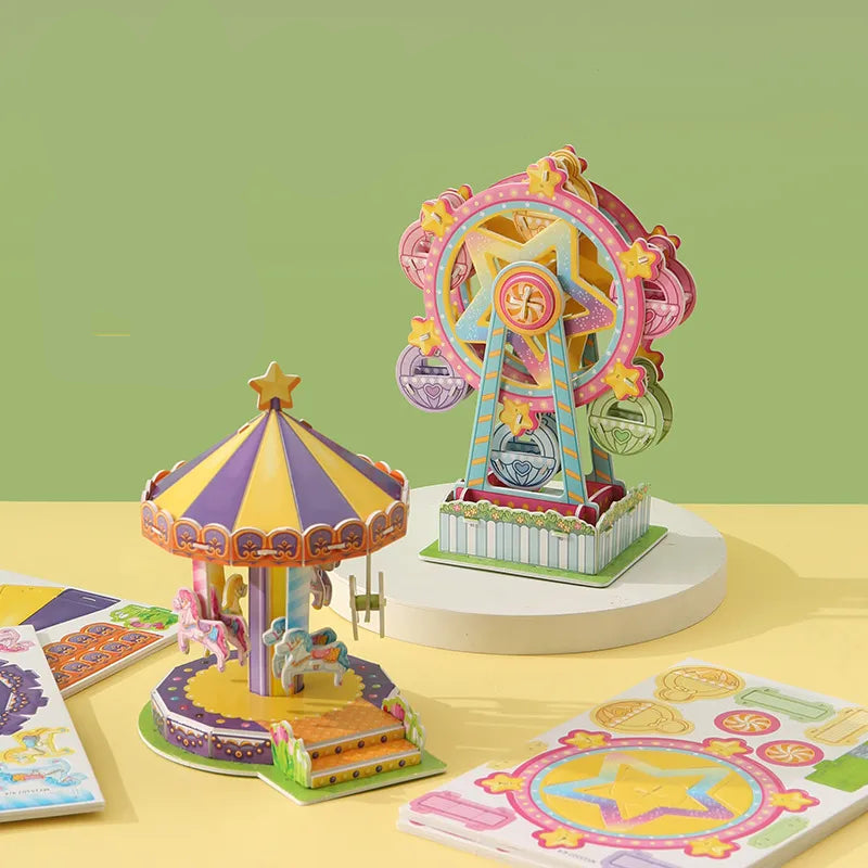 DIY Amusement Park 3D Puzzle Kit