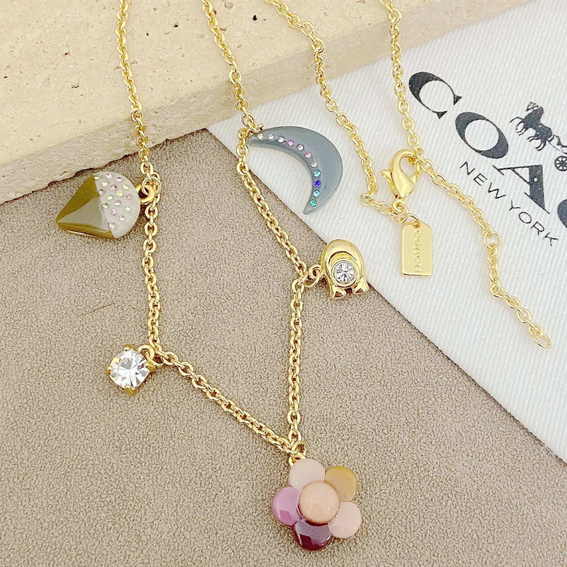 Trainer Luxe Starlight Blossom Charm Bracelet & Necklace