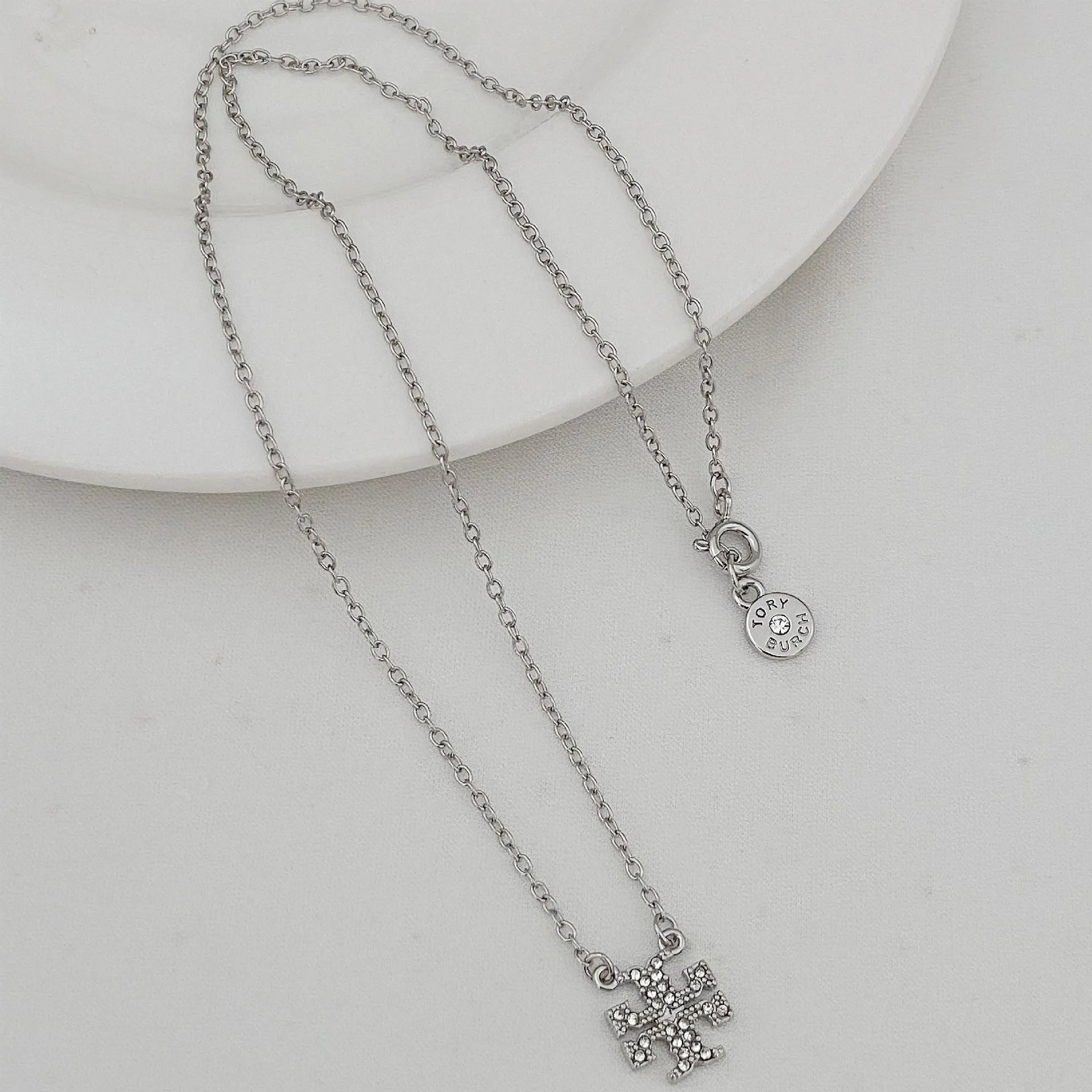 T-Luxe Signature Pavé Pendant