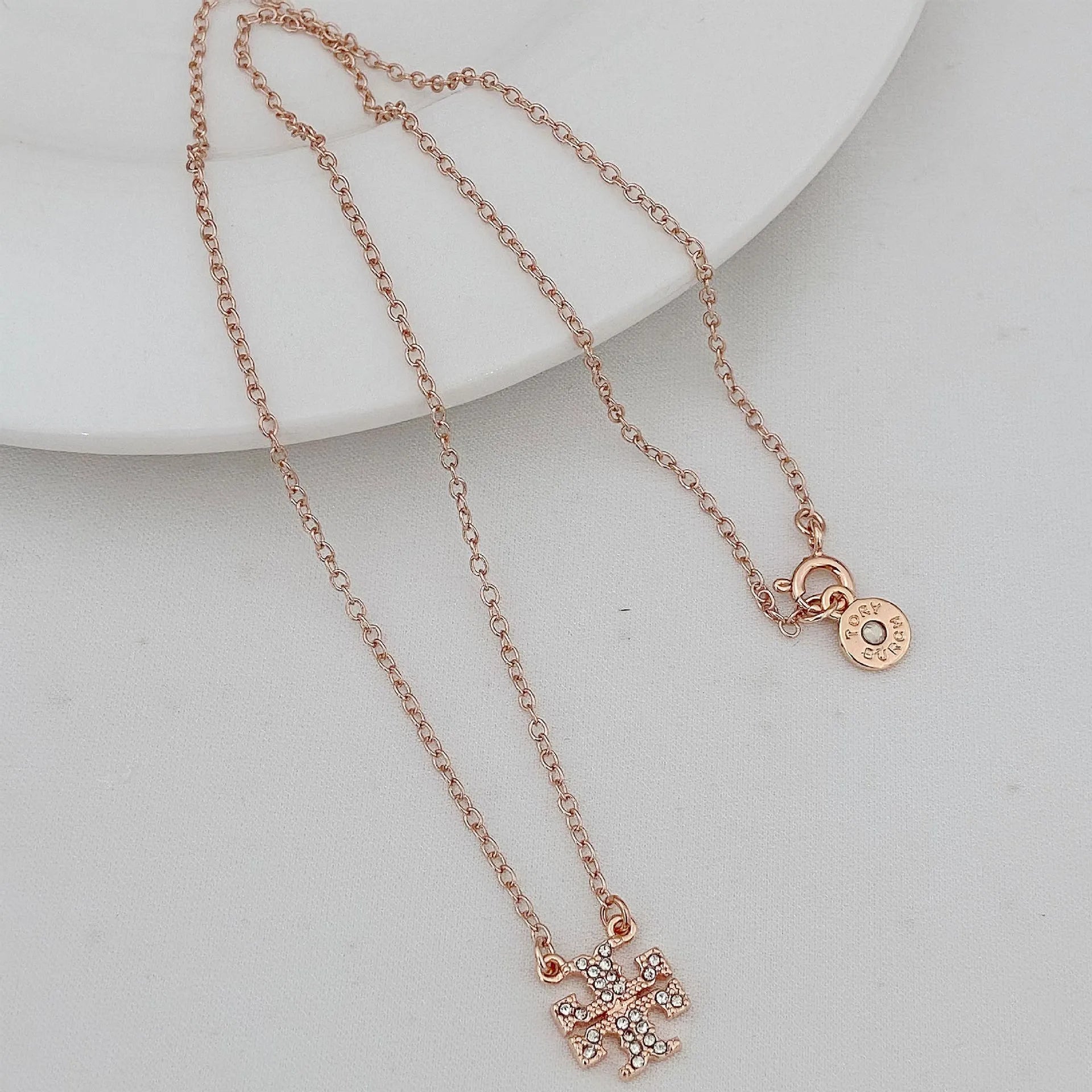 T-Luxe Signature Pavé Pendant