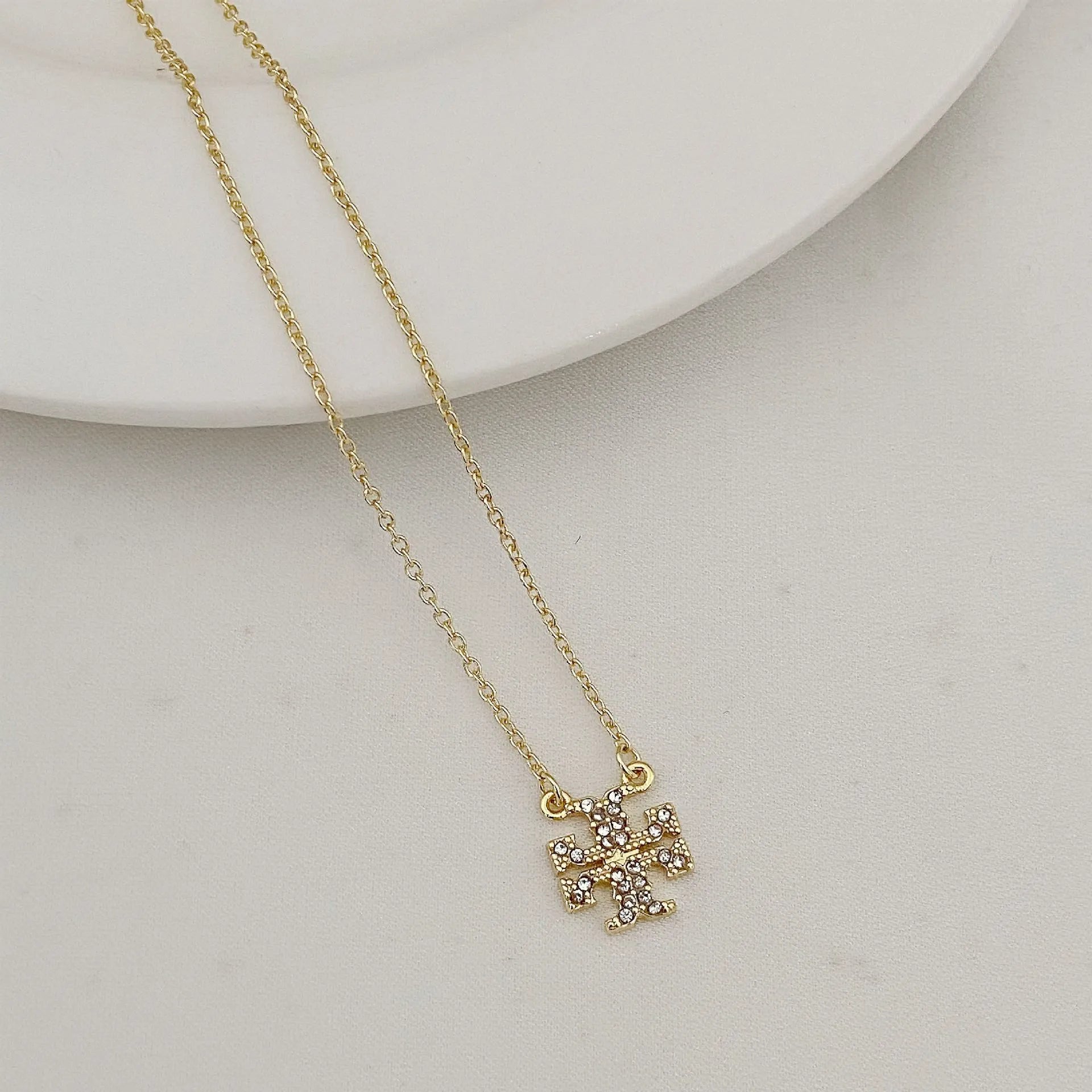 T-Luxe Signature Pavé Pendant