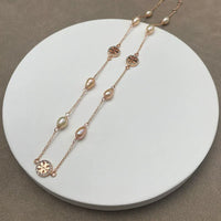 T-Luxe Pearl Station Necklace