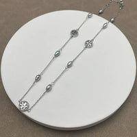 T-Luxe Pearl Station Necklace
