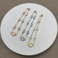 T-Luxe Pearl Station Necklace