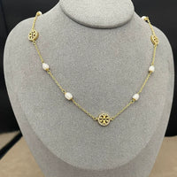 T-Luxe Pearl Station Necklace