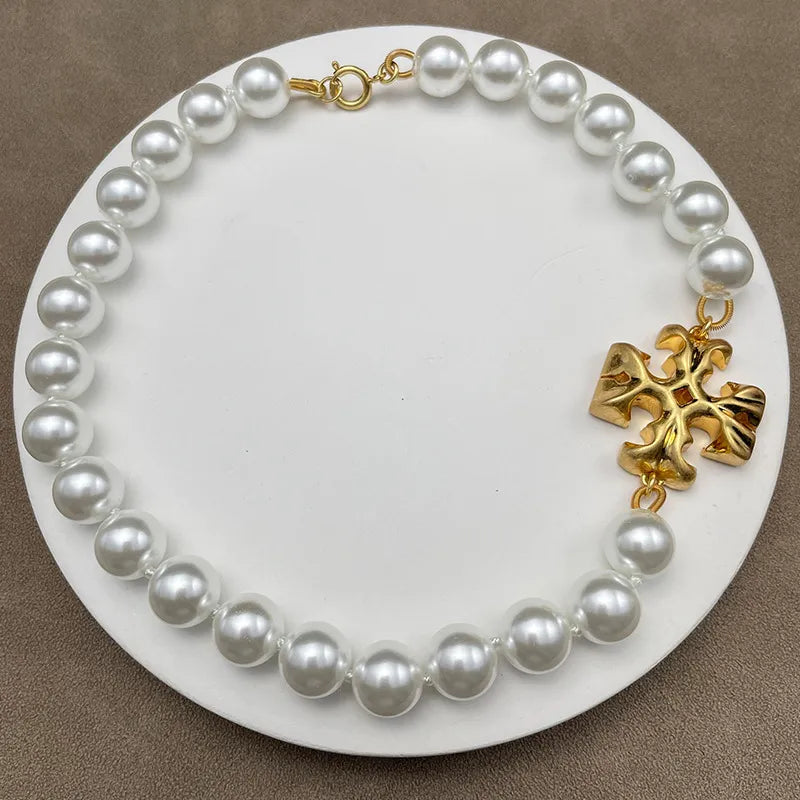 T-Luxe Opulent Pearl Icon Strand Necklace