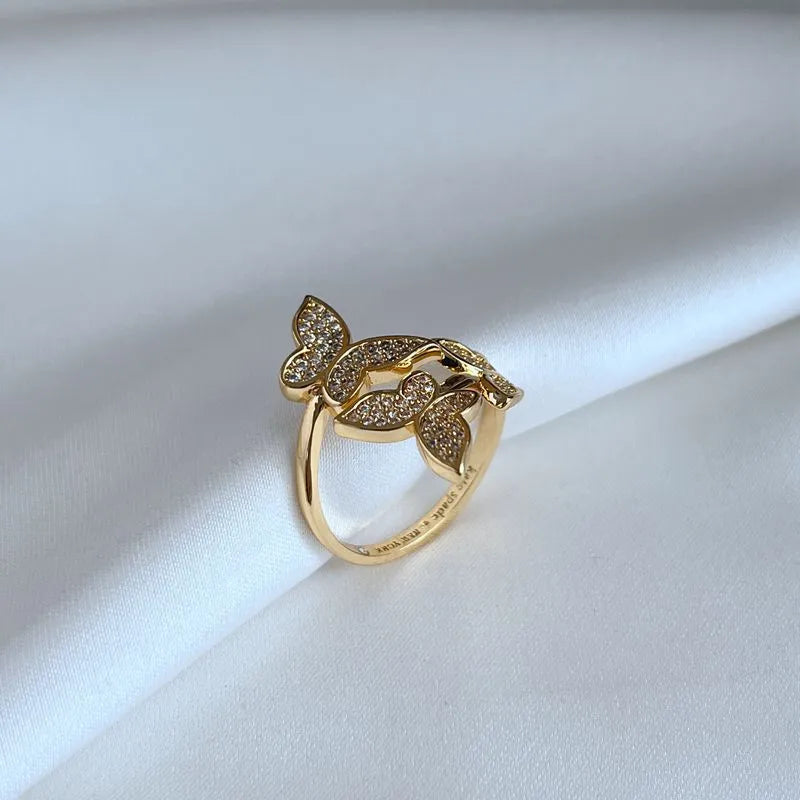 KS Flutter Pavé Wrap Ring