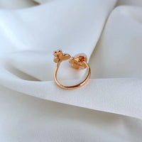 KS Blush Petal Wrap Ring