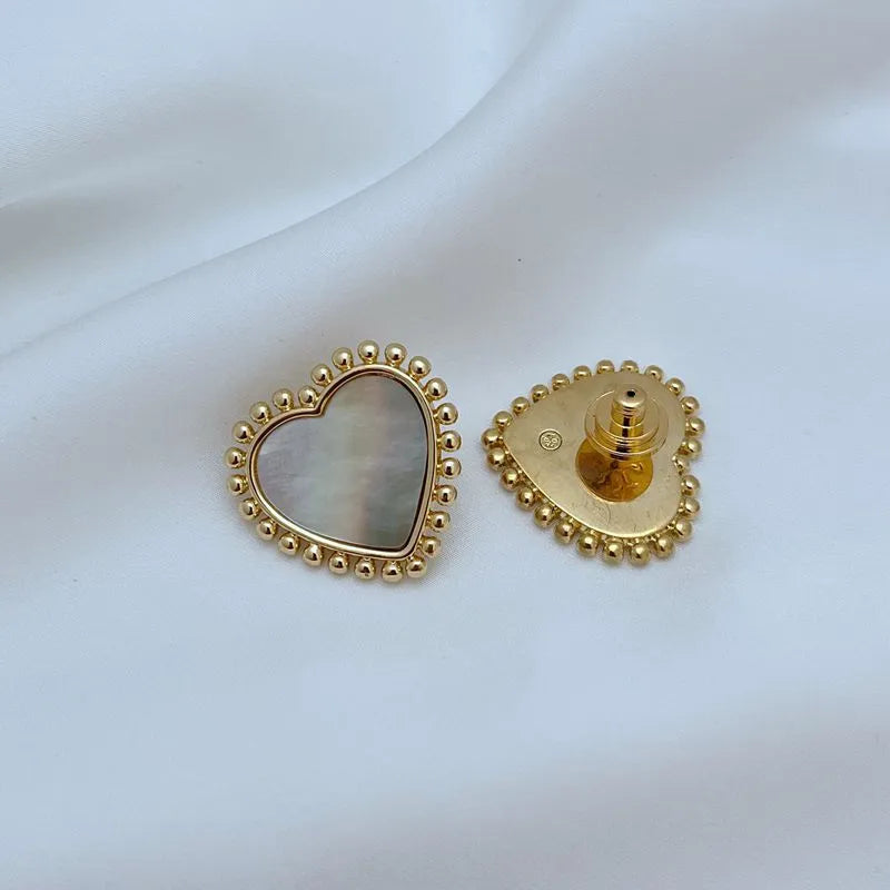 T-Luxe Sweetheart Cabochon Earrings