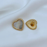 T-Luxe Sweetheart Cabochon Earrings
