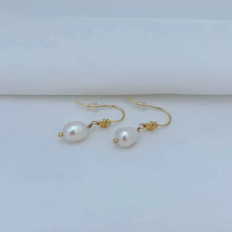 T-Luxe Baroque Siren Drop Hook Earrings