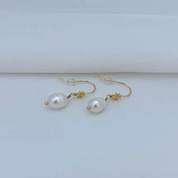 T-Luxe Baroque Siren Drop Hook Earrings