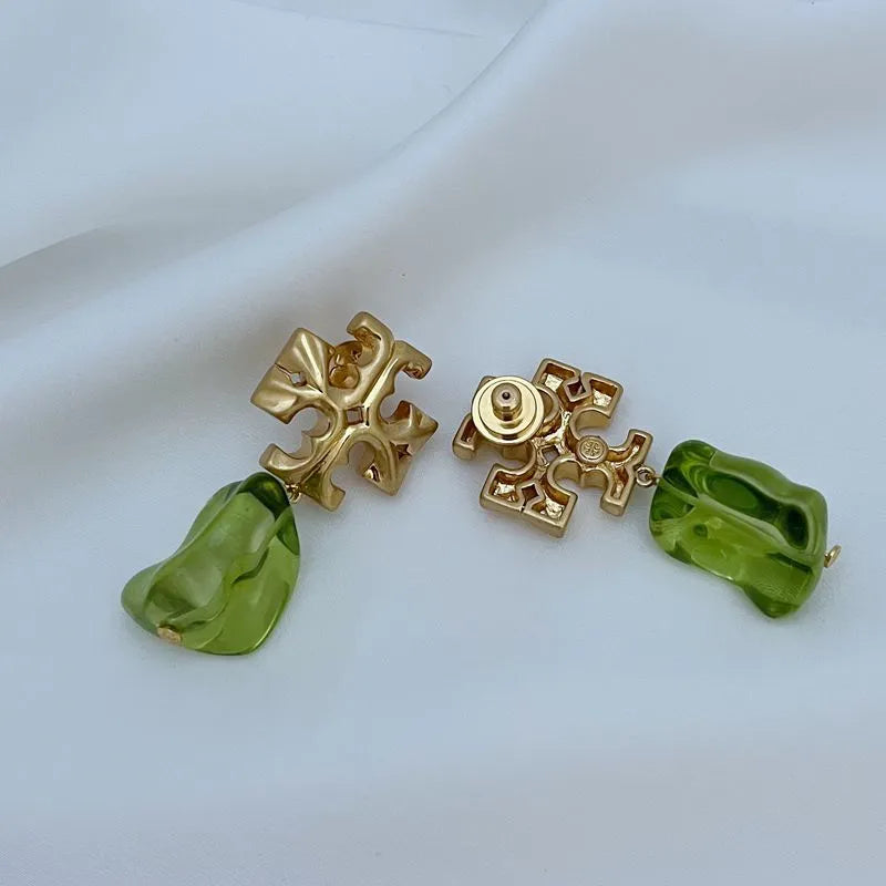 T-Luxe Lucent Nugget Drop Earrings