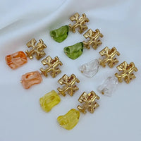 T-Luxe Lucent Nugget Drop Earrings
