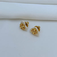 T-Luxe Amour Emblem Stud Earrings