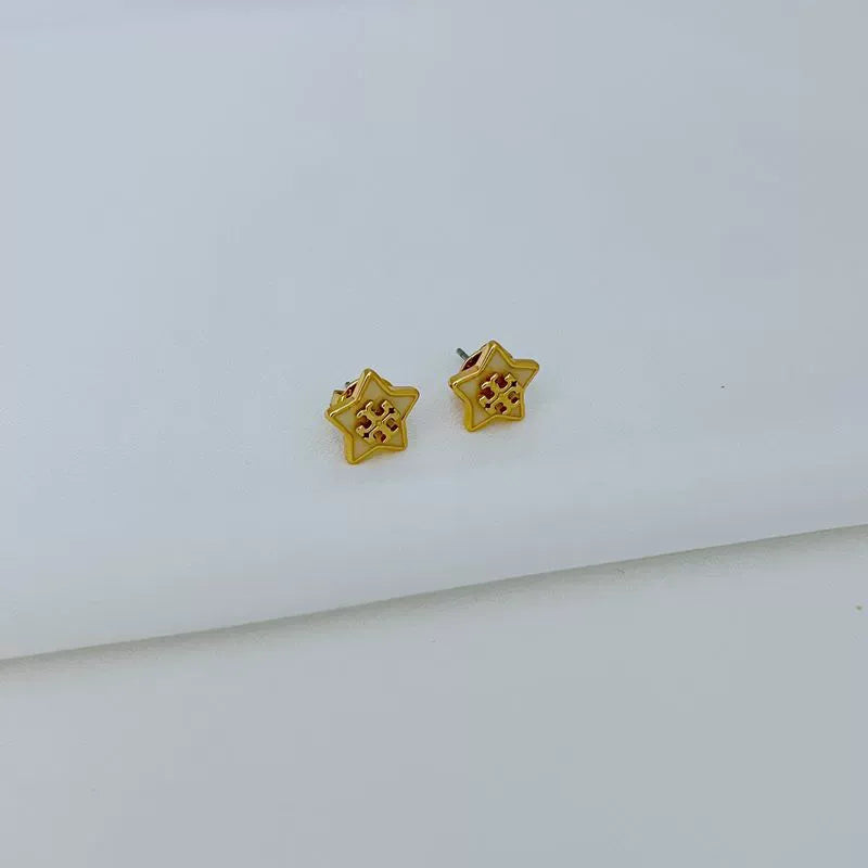 T-Luxe Astral Emblem Stud Earrings