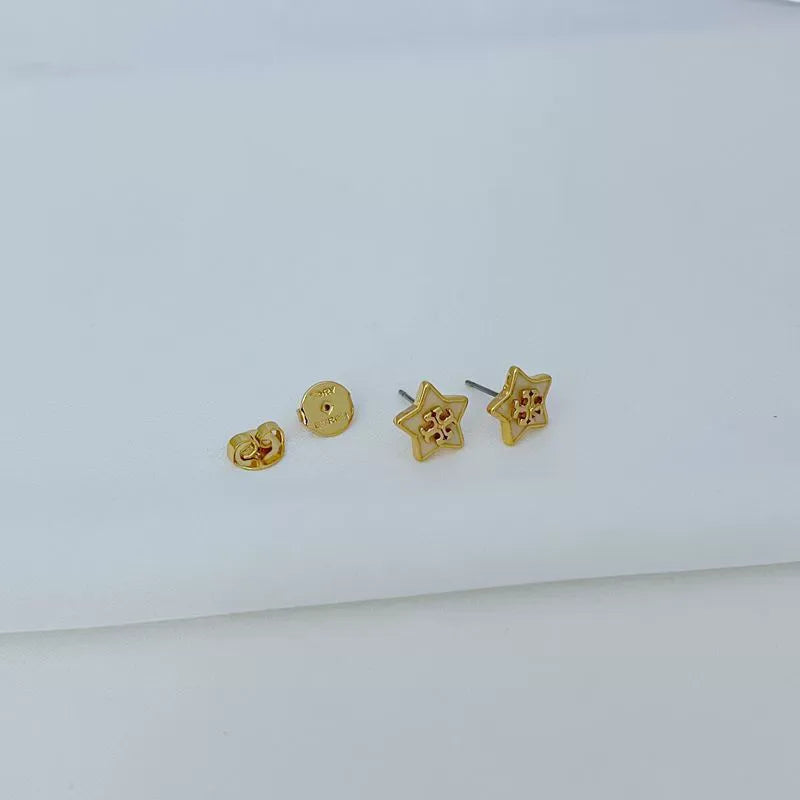 T-Luxe Astral Emblem Stud Earrings