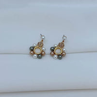 T-Luxe Luxe Pearl Orbit Drop Earrings