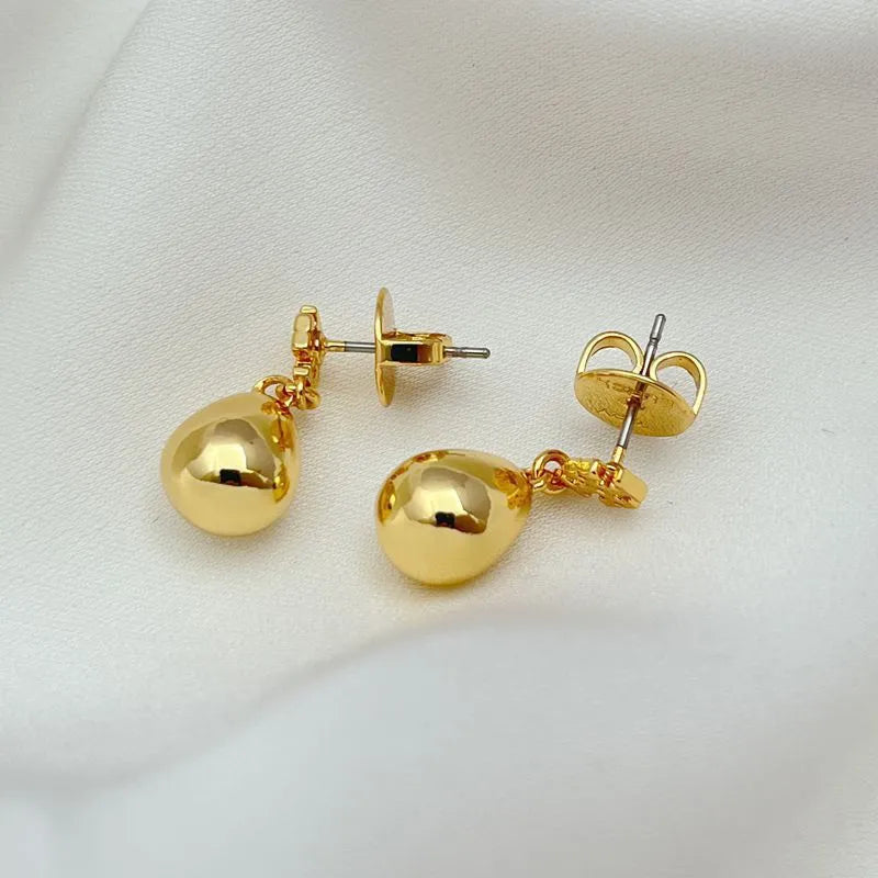 T-Luxe Liquid Aura Droplet Drop Earrings