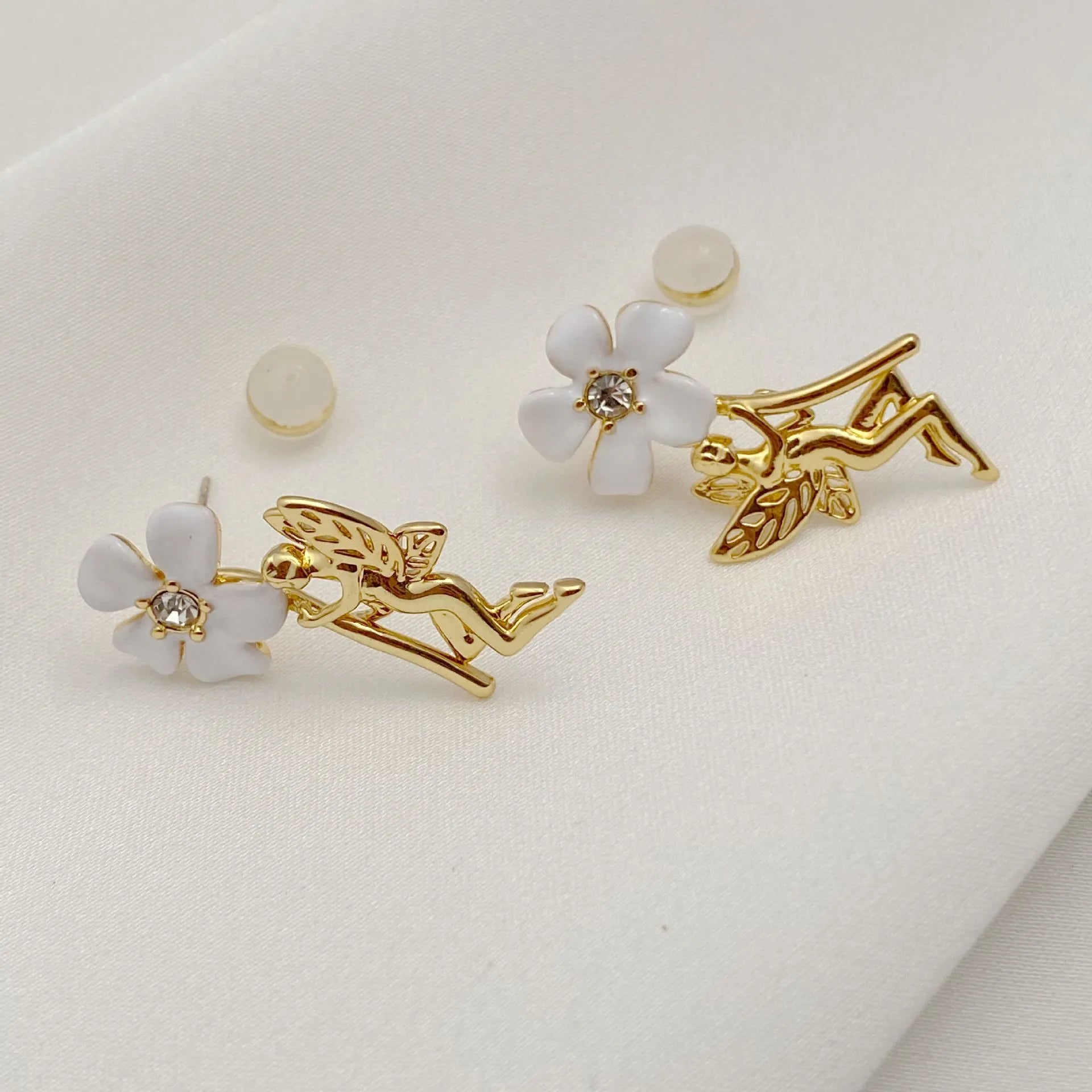 T-Luxe Pixie Blossom Drop Earrings