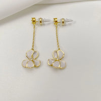 T-Luxe Pearlescent Flora Dangle Earrings