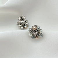T-Luxe Aura Pearl Crest Stud Earrings