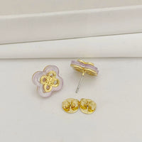 T-Luxe Clover Blossom Stud Earrings