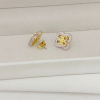 T-Luxe Clover Blossom Stud Earrings