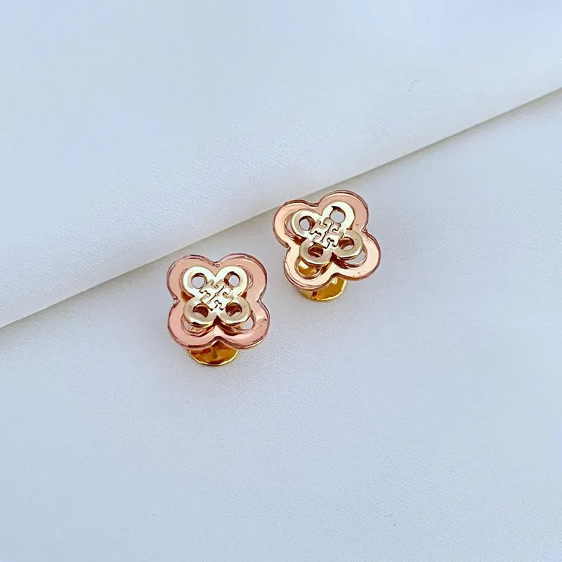 T-Luxe Clover Blossom Stud Earrings