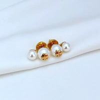 T-Luxe Pearl Cascade Jacket Stud Earrings