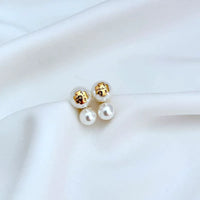 T-Luxe Pearl Cascade Jacket Stud Earrings
