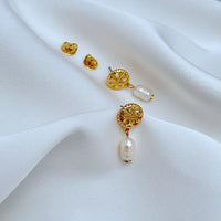 T-Luxe Aura Pearl Droplets Earrings