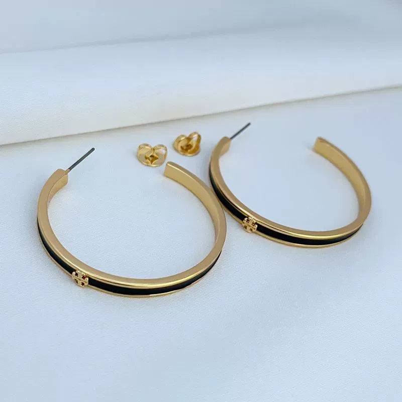 T-Luxe Chroma Horizon Hoop Earrings
