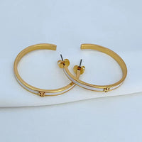 T-Luxe Chroma Horizon Hoop Earrings