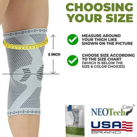 Bamboo Flex Compression Knee Support Sleeve