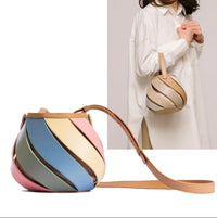 Sorbet Spiral Crossbody Handbag